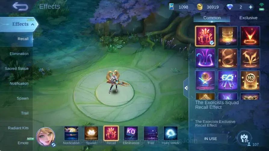 Mobile Legends: Bang Bang Accounts Global|Skin 215|Renowned|KOF Karina|Collector Nata image 3