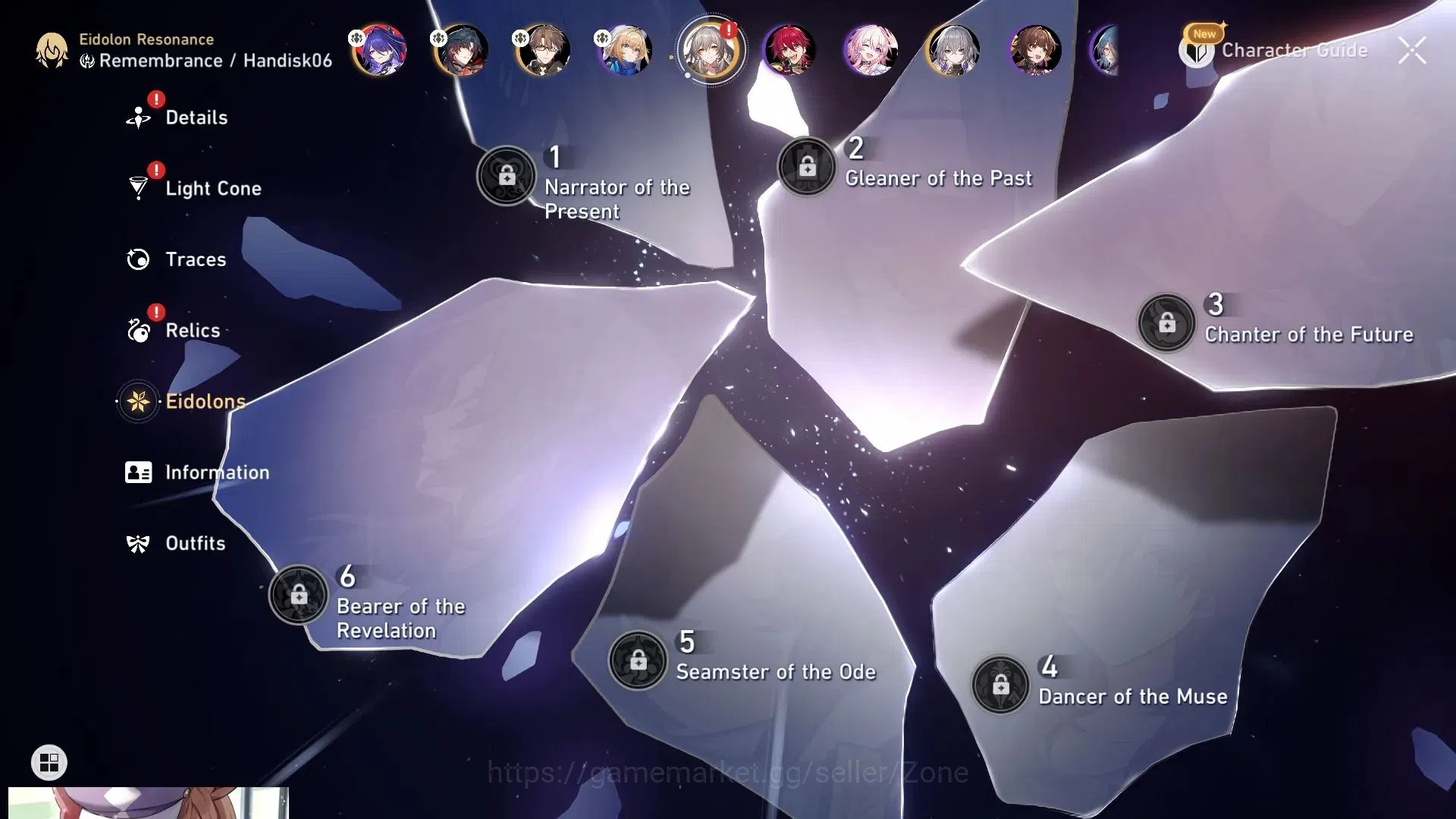 Honkai Star Rail Accounts ASIA|TL35|6(*5Char) incl Acheron L50|6(*5LC) incl  image 2