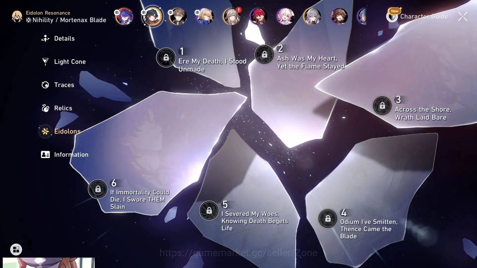 Honkai Star Rail Accounts ASIA|TL35|6(*5Char) incl Acheron L50|6(*5LC) incl  image 4