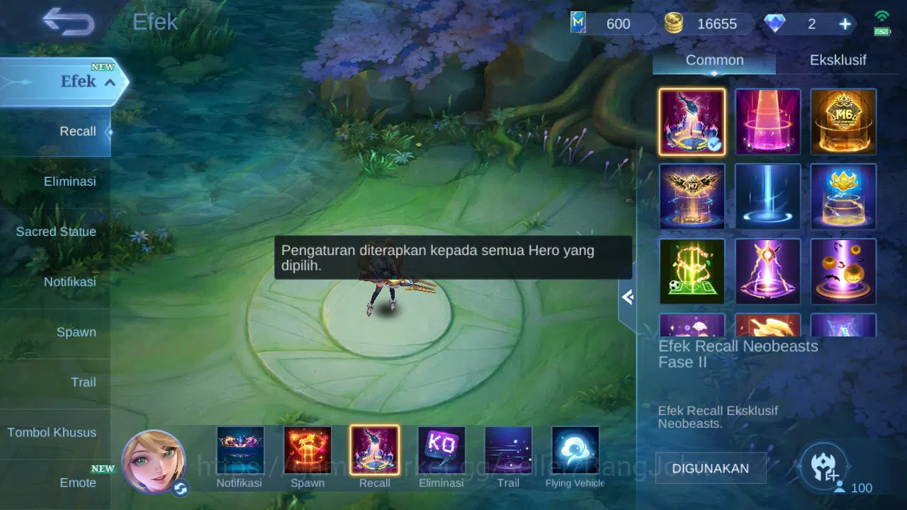 Mobile Legends: Bang Bang Accounts GLOBAL Hero 100 Skin 181 Luckybox Saber Ruby Karri image 11