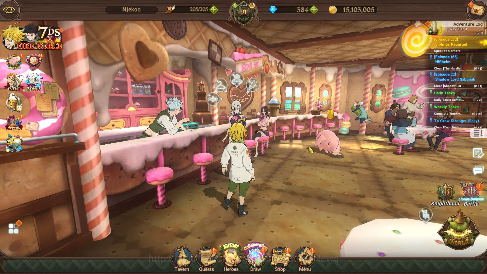 Asia|3M CC|384 DM|1 LR+4 UR+Collab Overlord,Konosuba|HK Escanor3/6,MerEsca,Gowther,DKM3/6,Oppressor DK,etc|Code Only|(SDS3579) The Seven Deadly Sins: Grand Cross Accounts Midgame Asia|3M CC|384 DM|1 LR+4 UR+Collab Overlord,Konosuba|HK