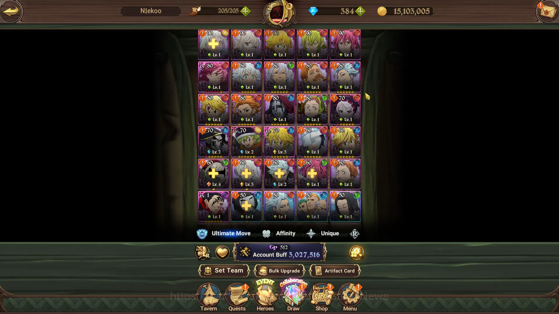 The Seven Deadly Sins: Grand Cross Accounts Midgame Asia|3M CC|384 DM|1 LR+4 UR+Collab Overlord,Konosuba|HK 10