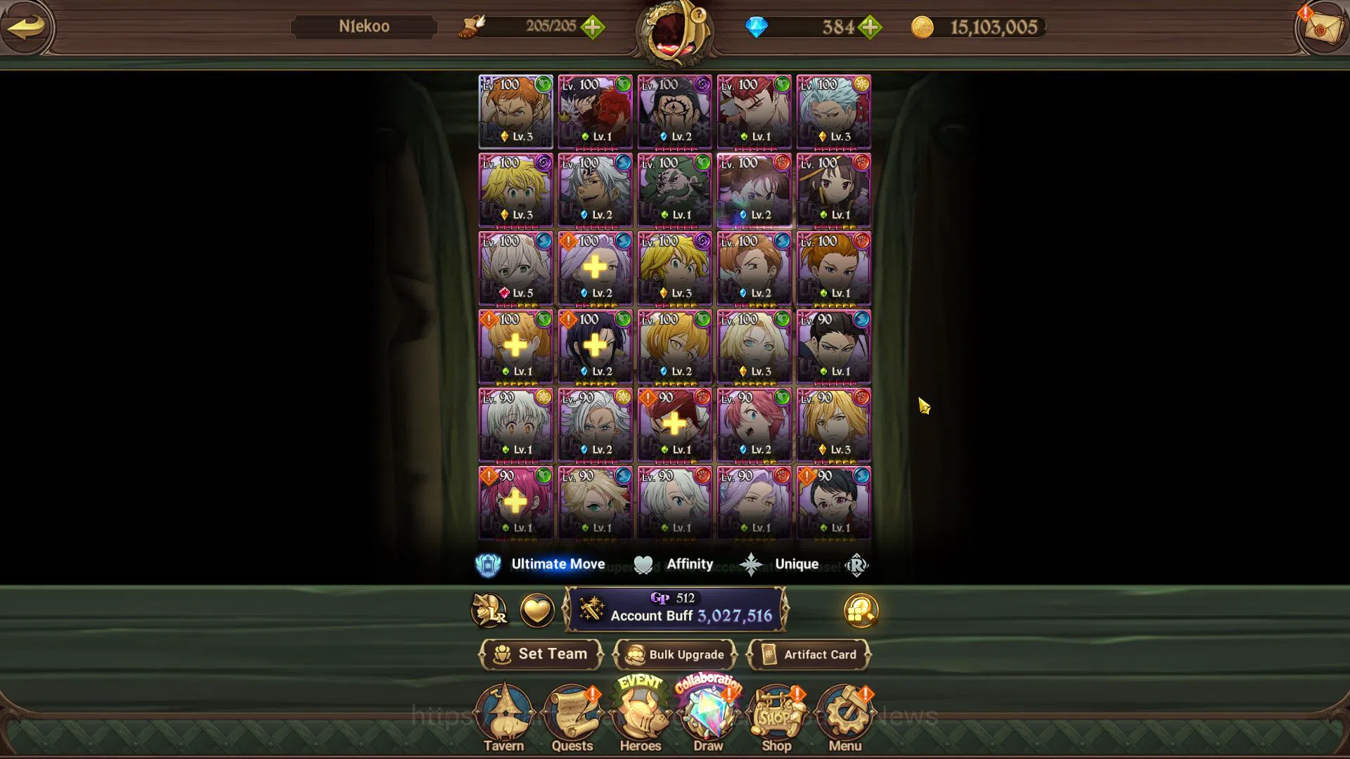 The Seven Deadly Sins: Grand Cross Accounts Midgame Asia|3M CC|384 DM|1 LR+4 UR+Collab Overlord,Konosuba|HK 3