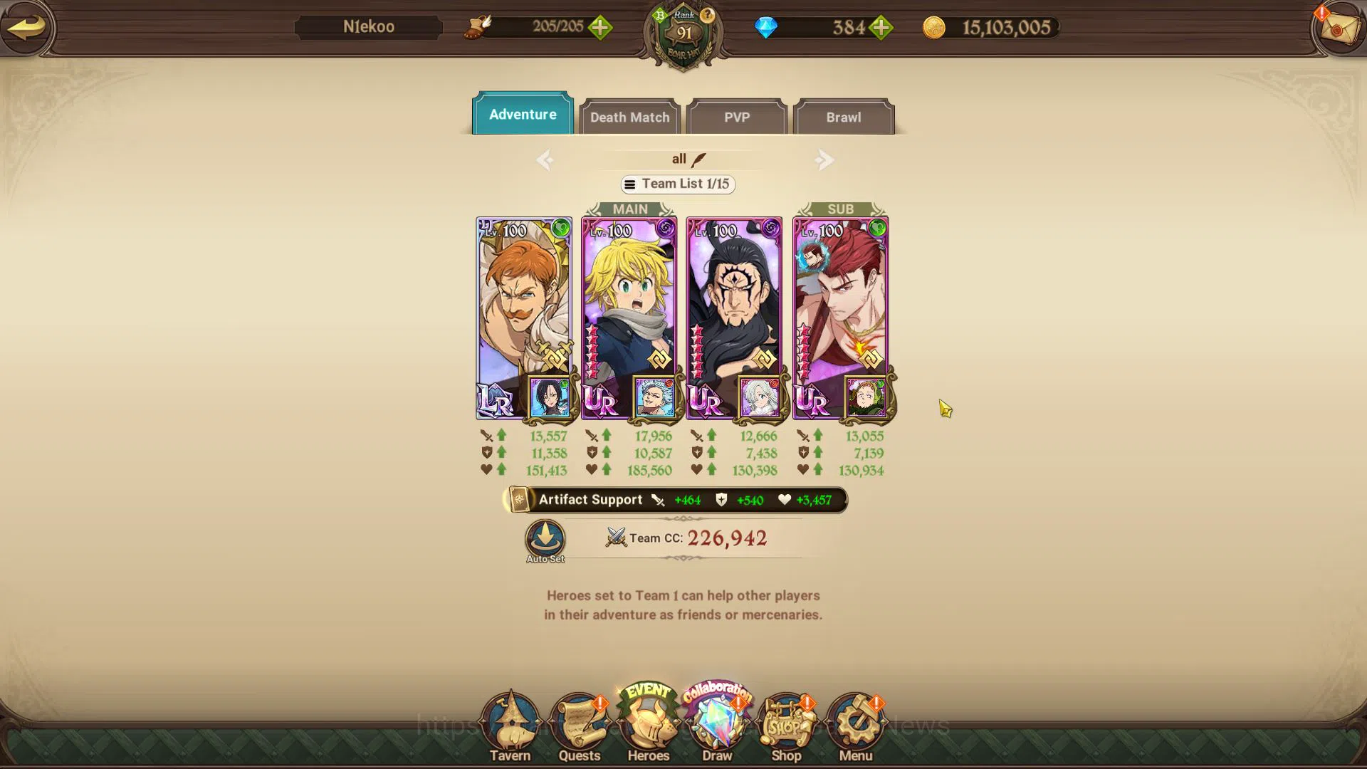 The Seven Deadly Sins: Grand Cross Accounts Midgame Asia|3M CC|384 DM|1 LR+4 UR+Collab Overlord,Konosuba|HK 4