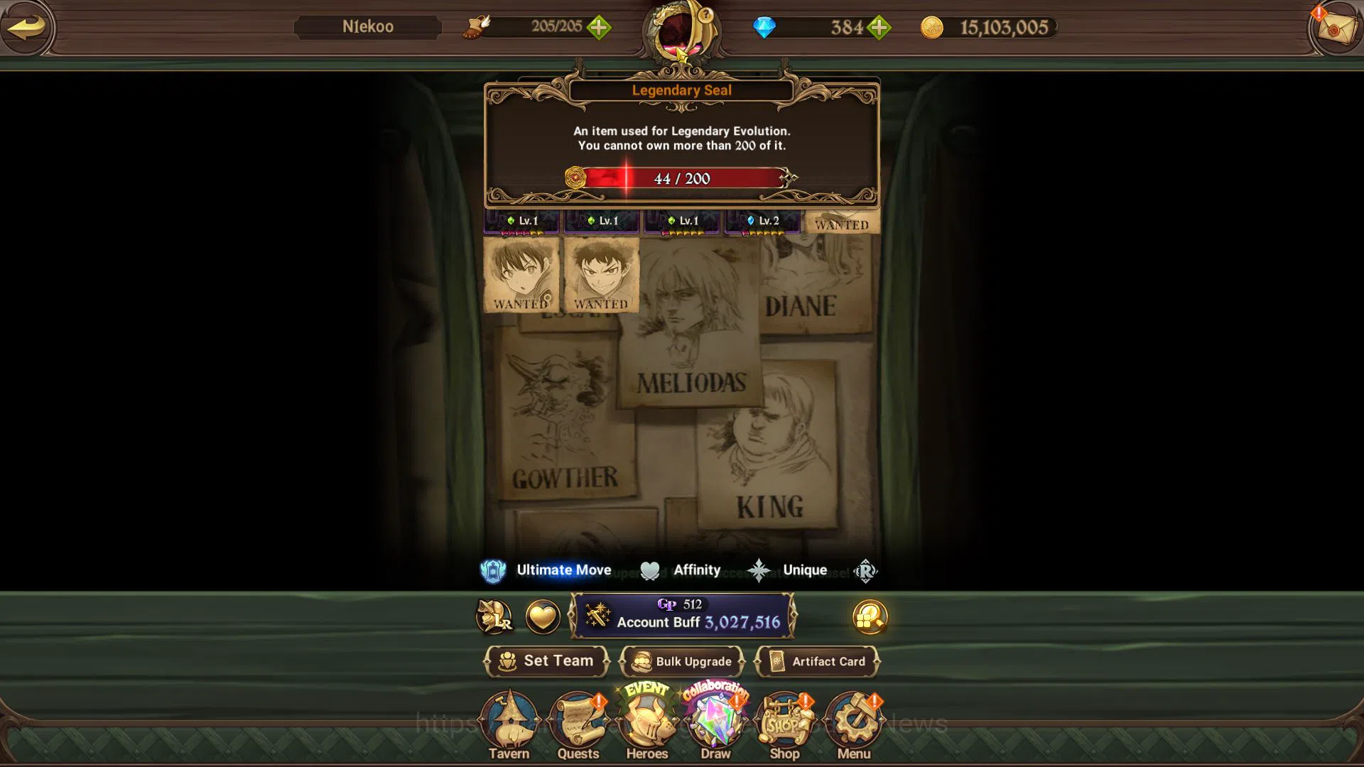The Seven Deadly Sins: Grand Cross Accounts Midgame Asia|3M CC|384 DM|1 LR+4 UR+Collab Overlord,Konosuba|HK 7