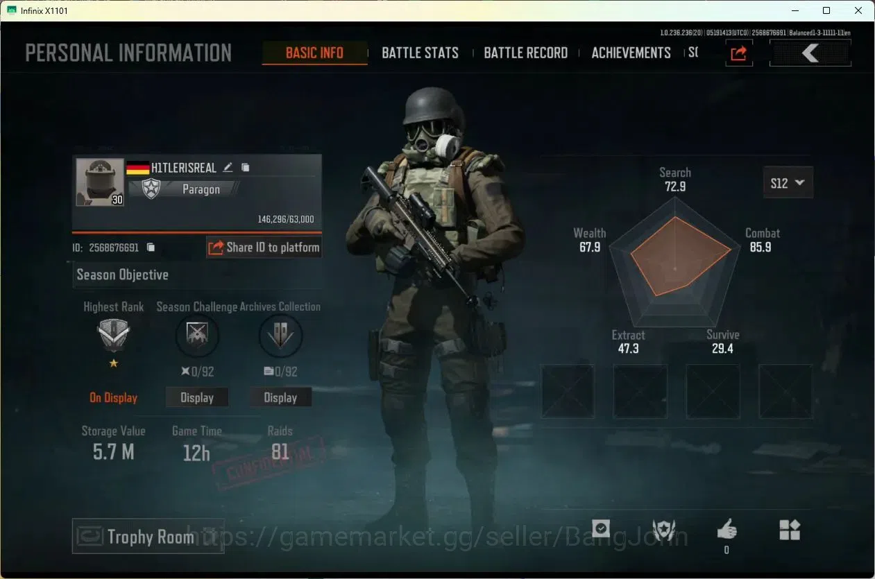 Arena Breakout Accounts Mobile | | LV 30 | SV 5.7 M | CV 2.19 M | Shield M image 1
