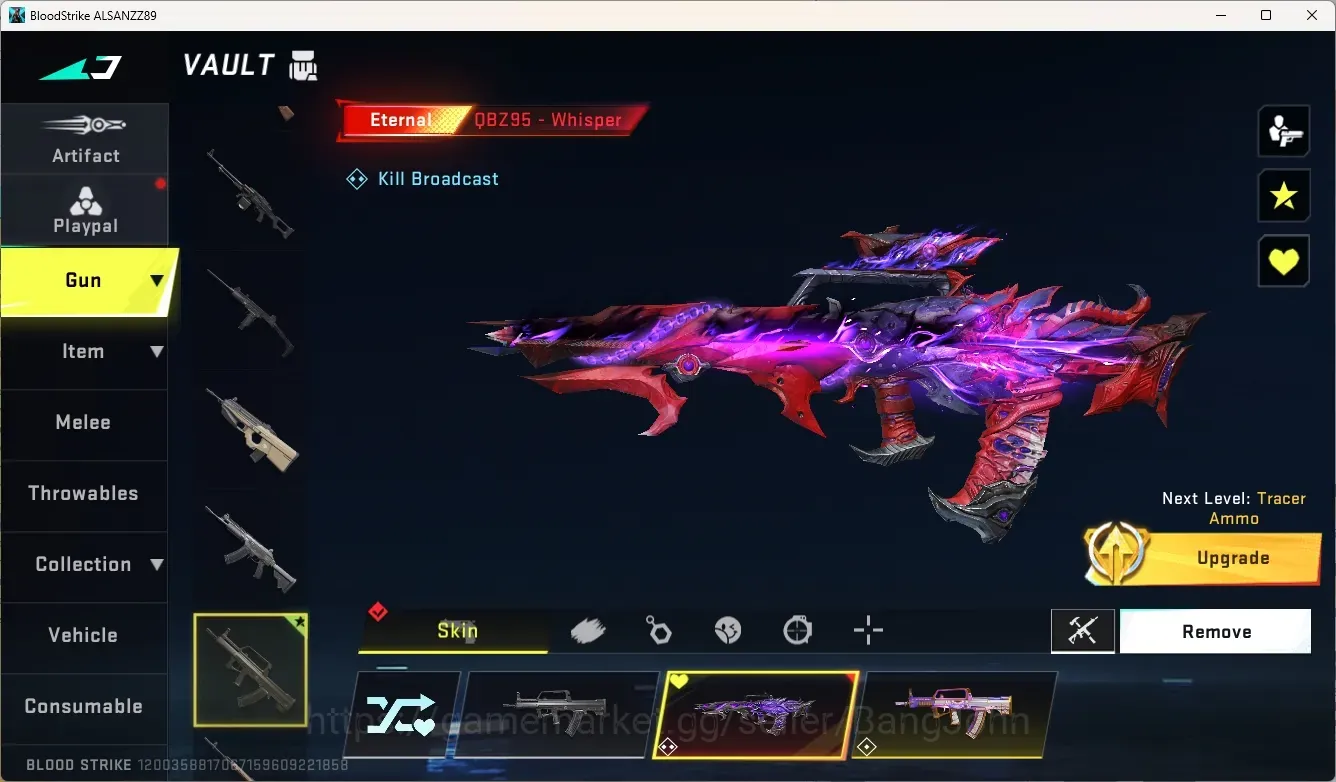 Blood Strike Accounts Others ASIA | 2 Eternal Guns:QBZS95,MP7 Lv2|3 Collab Guns |1 Limited Gun|7 Ultra Guns|10 Ultra 1