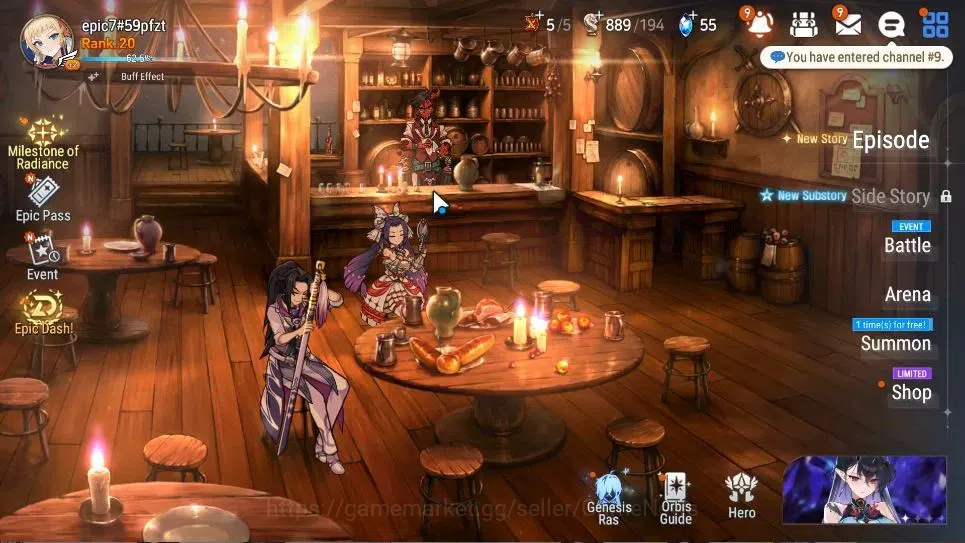 Epic Seven Accounts Starter Global UnVerif|New Era|2 ML(Tidal Rift Elvira,DLilibet)+Haste,Landy,Estelle,etc|Poh ON|Abyss F 1
