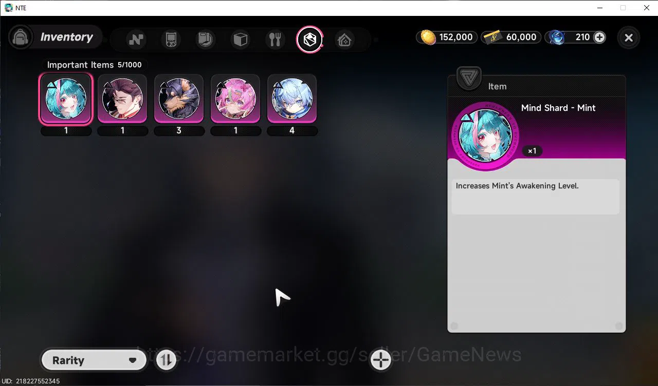 Neverness to Everness Accounts GLOBAL EU |HL 3| 2 SSR Limited Nanally, Sakiri |5  image 7