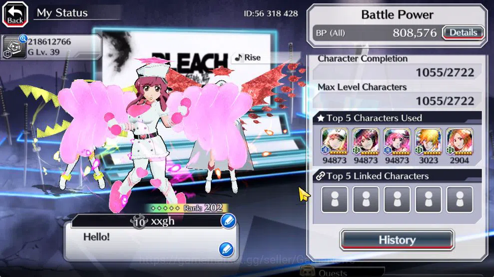 Bleach: Brave Souls Accounts [GBL]53K Orb|TYBW26[Bambietta,Meninas,Liltotto],10 image 3