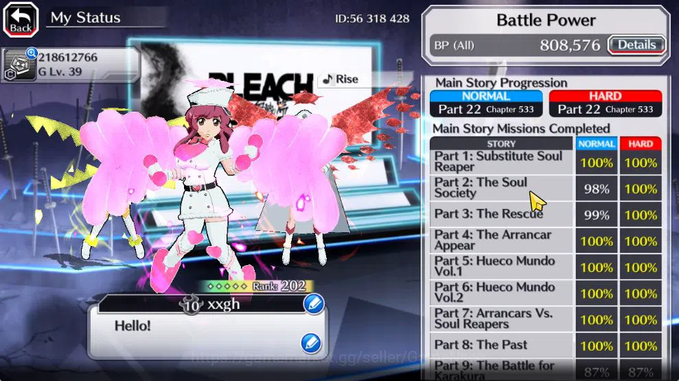 Bleach: Brave Souls Accounts [GBL]53K Orb|TYBW26[Bambietta,Meninas,Liltotto],10 image 4