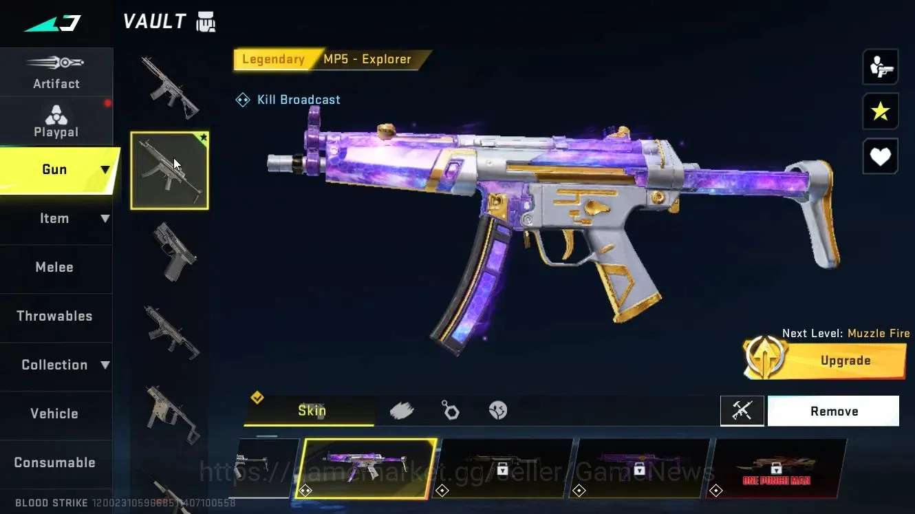 Blood Strike Accounts High-End ASIA|ULTRA(ZERO-Nullifier)|Legendary Guns(MP5-Explorer,HK416-Undercurrent)|Change 5