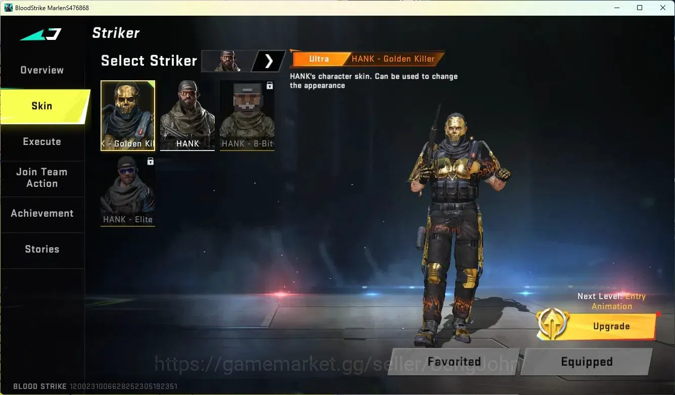 Blood Strike Accounts ASIA | |1 TOKYO REVENGERS|2 BLEACH Striker|1 EVANG image 2