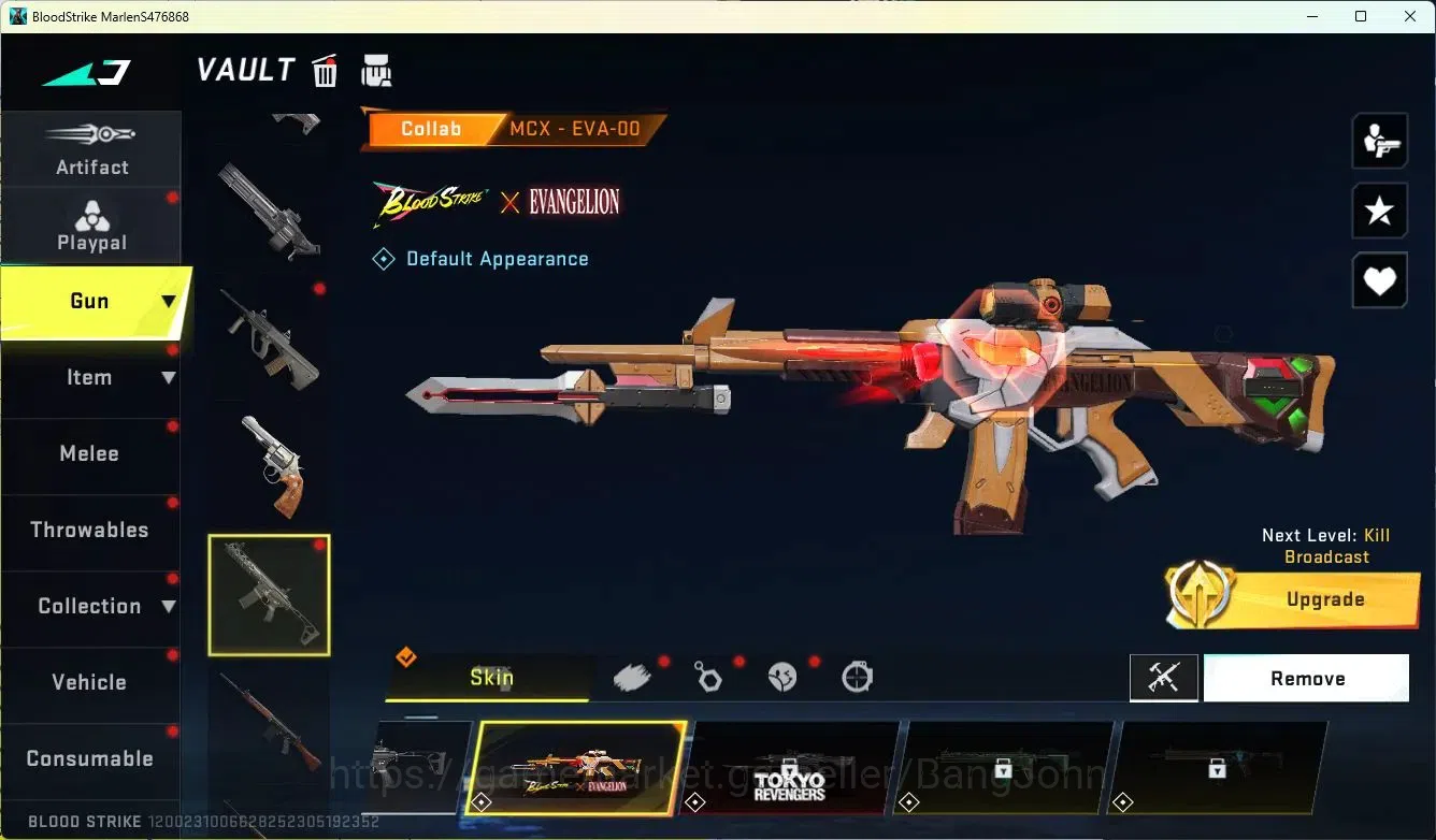 Blood Strike Accounts ASIA | |1 TOKYO REVENGERS|2 BLEACH Striker|1 EVANG image 8