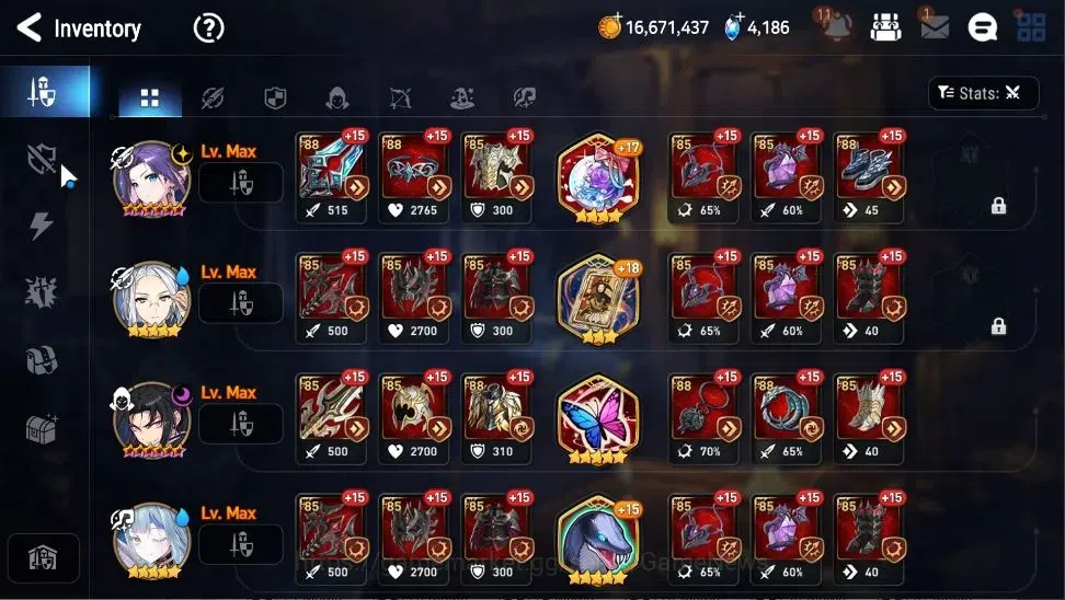 Epic Seven Accounts GLOBALUnVerif|7 ML(Boss Arunka,Belian,Faithless Li image 15