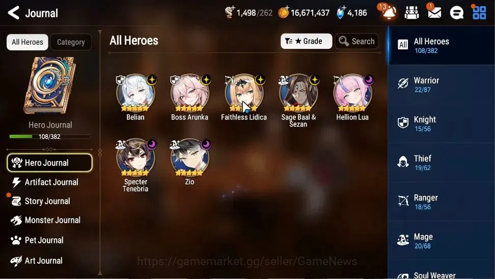 Epic Seven Accounts GLOBALUnVerif|7 ML(Boss Arunka,Belian,Faithless Li image 4