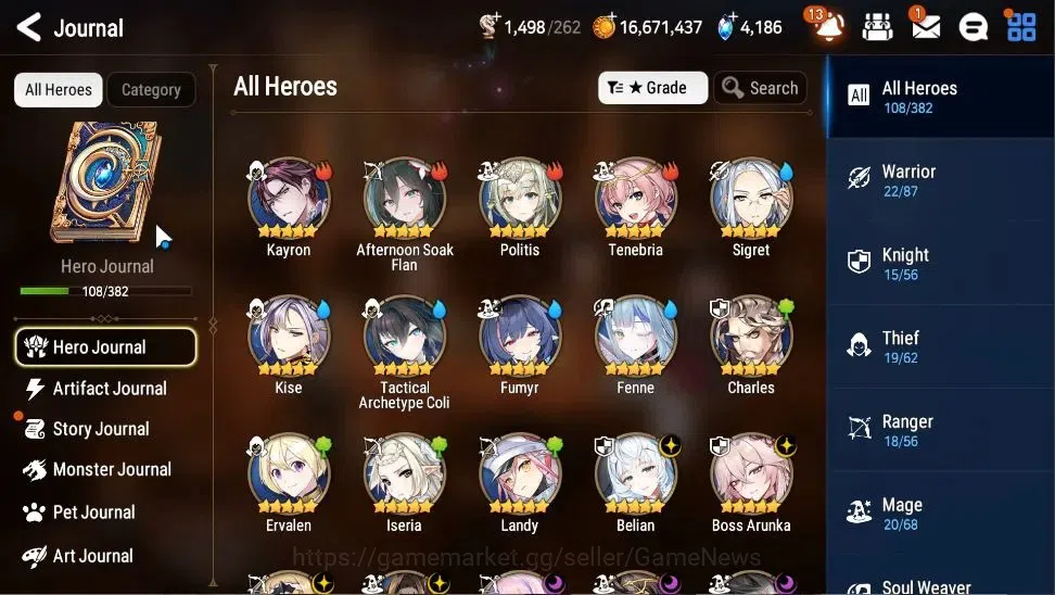 Epic Seven Accounts GLOBALUnVerif|7 ML(Boss Arunka,Belian,Faithless Li image 5