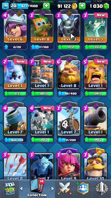 Clash Royale Accounts High-End Lv 20|Trophy 3127|KTL 8|1030 Gem 2 WS|Limited Skin|Card 54|1 Hero 1 Evo 16 Epic 20 Rare 21 15