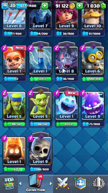 Clash Royale Accounts High-End Lv 20|Trophy 3127|KTL 8|1030 Gem 2 WS|Limited Skin|Card 54|1 Hero 1 Evo 16 Epic 20 Rare 21 16