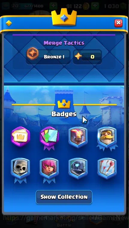 Clash Royale Accounts High-End Lv 20|Trophy 3127|KTL 8|1030 Gem 2 WS|Limited Skin|Card 54|1 Hero 1 Evo 16 Epic 20 Rare 21 3