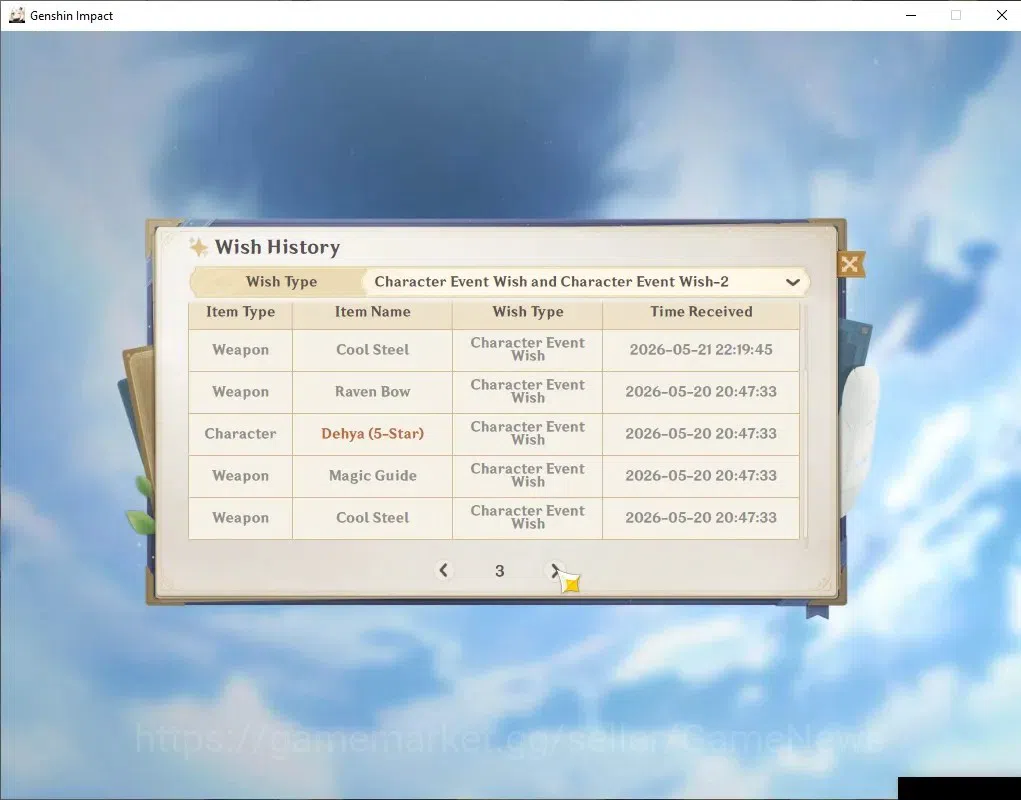 Genshin Impact Accounts ASIA |AR 50 |BD Unset |5 Limited + 3 (*5Wep) |Navi image 13