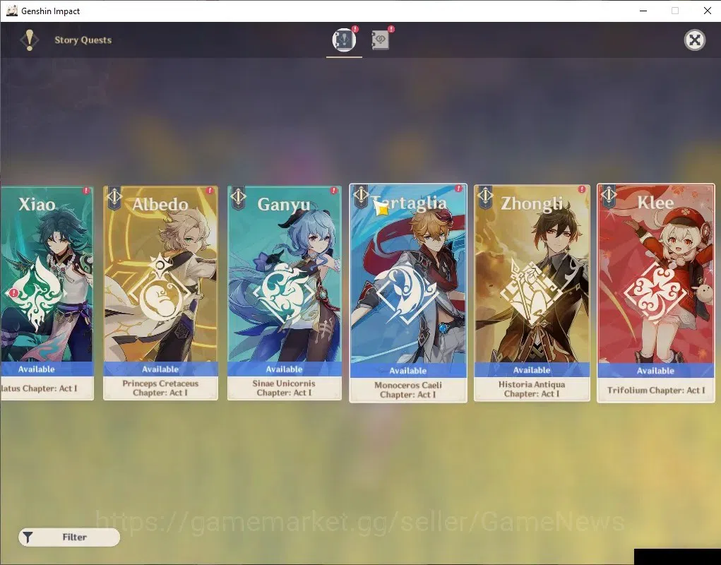 Genshin Impact Accounts ASIA |AR 50 |BD Unset |5 Limited + 3 (*5Wep) |Navi image 18
