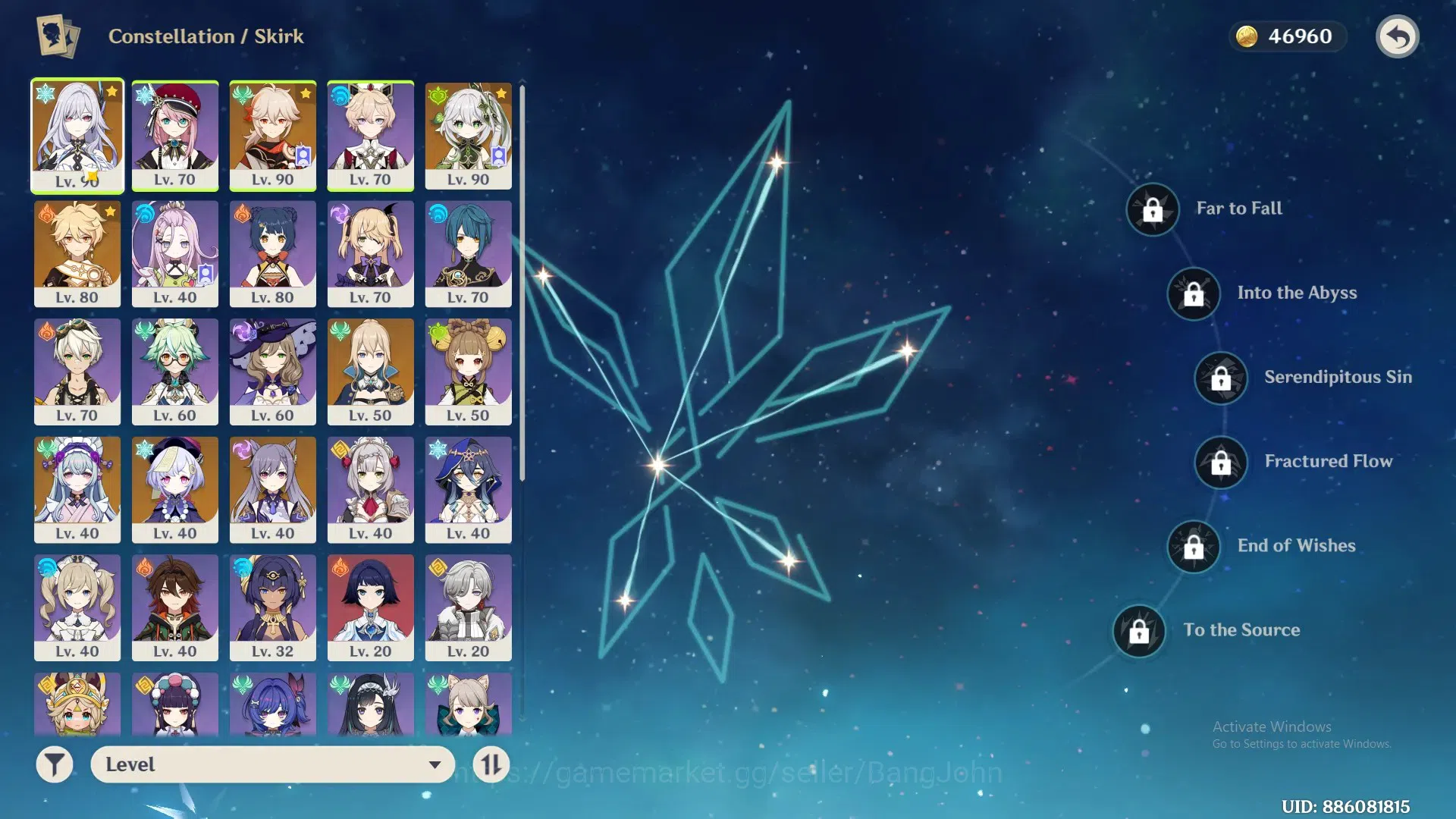 Genshin Impact Accounts ASIA | AR 55|3 Limited 5* char (Nahida,Kazuha,Skir image 6