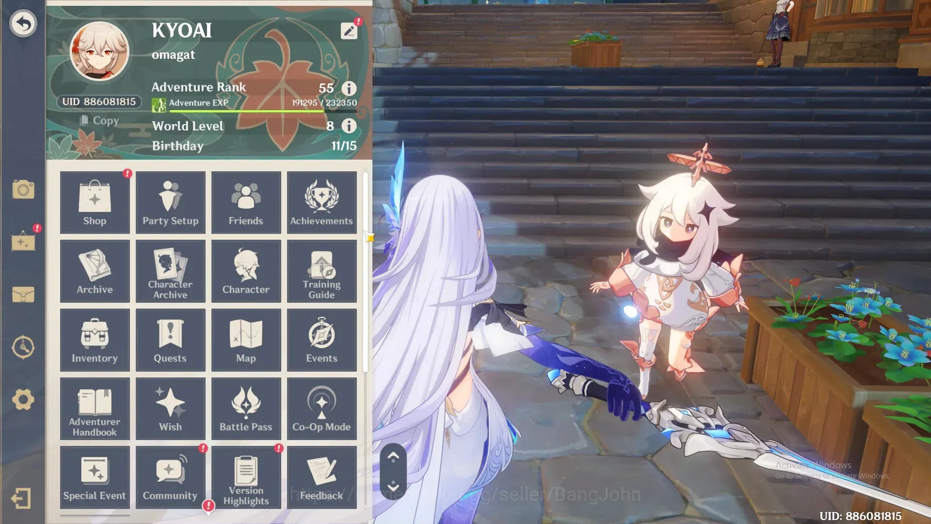 Genshin Impact Accounts ASIA | AR 55|3 Limited 5* char (Nahida,Kazuha,Skir image 7