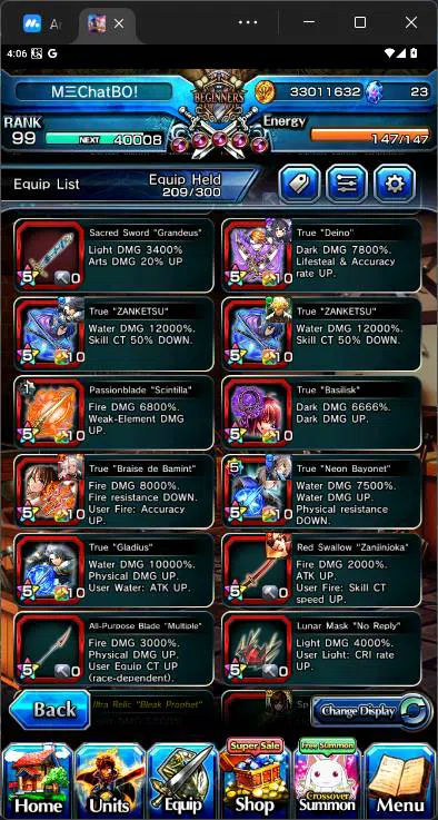 Grand Summoners Accounts GLOBAL|19 Ascend|Houka InumataTW,Shirou Emiya TW,S image 4