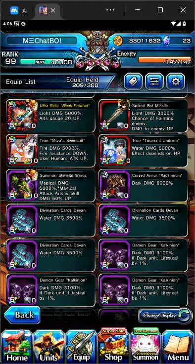 Grand Summoners Accounts GLOBAL|19 Ascend|Houka InumataTW,Shirou Emiya TW,S image 5