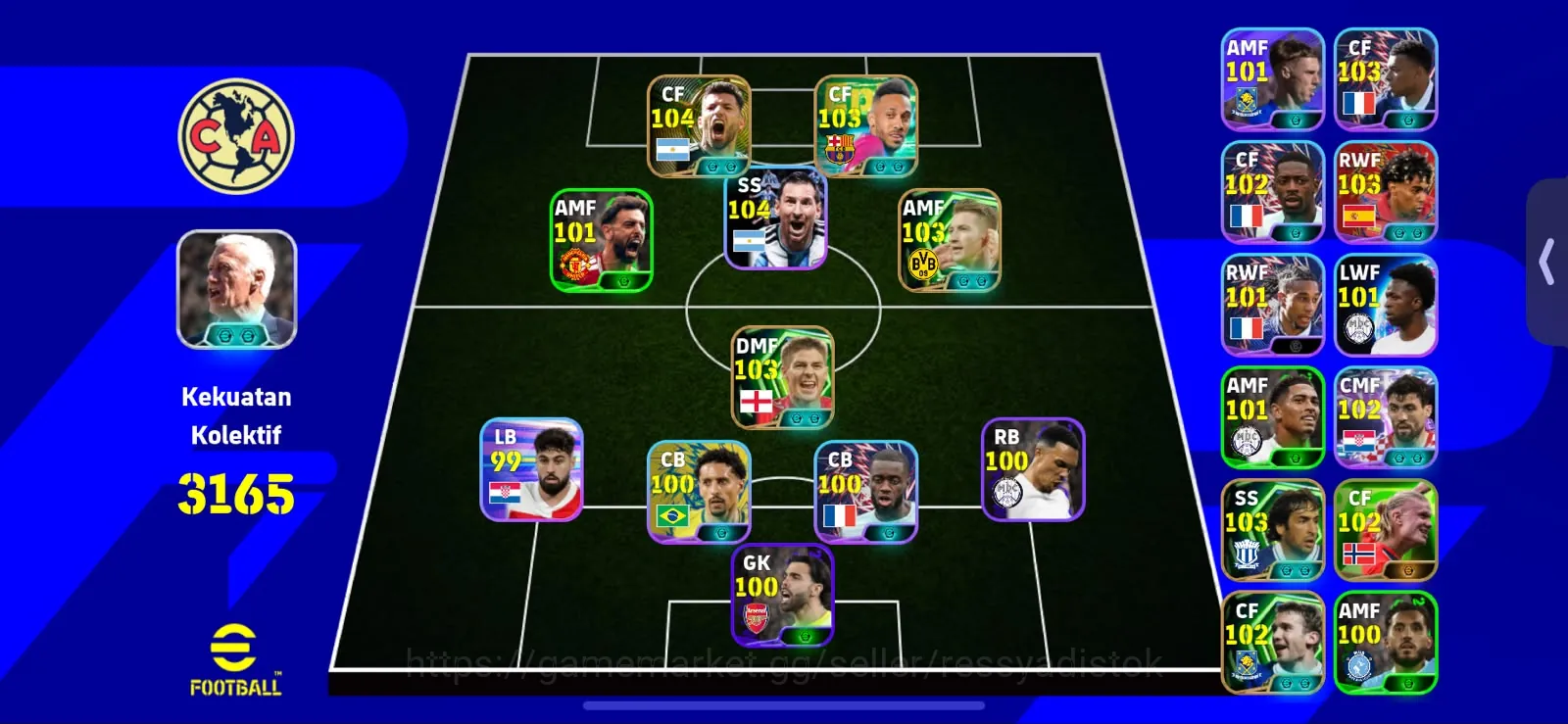 eFootball Accounts Legends & Iconic Players COLECTIVE 3165+ | GOOD ACCOUNT 1