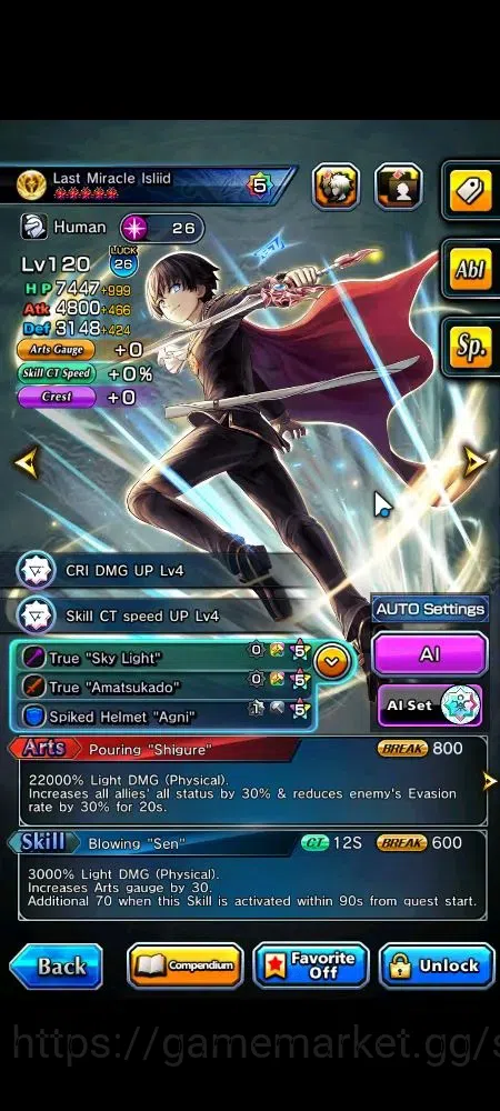 Grand Summoners Accounts Global|Rank 110|23 Ascend+6 TW|[LM Isliid,War Hero image 11