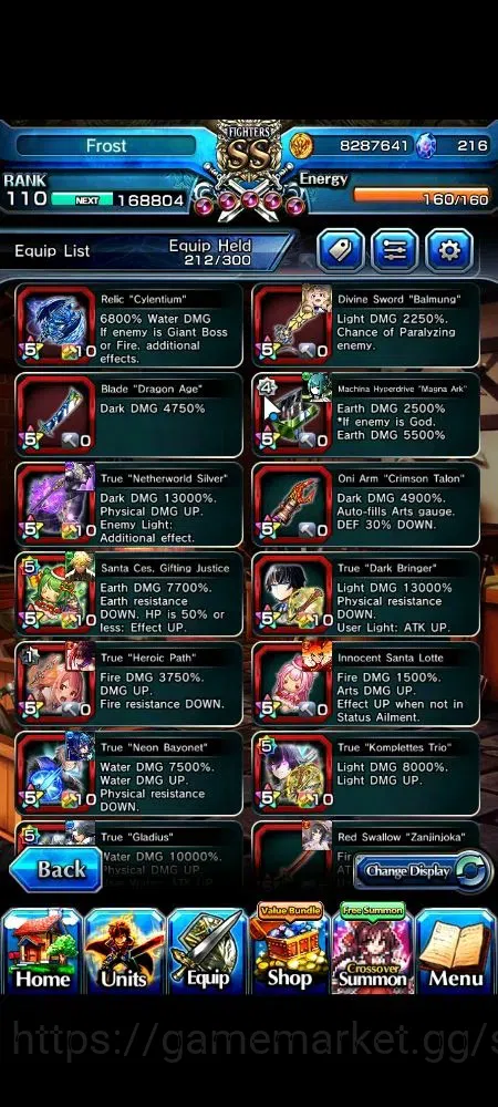 Grand Summoners Accounts Global|Rank 110|23 Ascend+6 TW|[LM Isliid,War Hero image 14