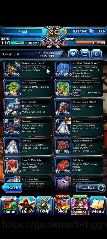 Grand Summoners Accounts Global|Rank 110|23 Ascend+6 TW|[LM Isliid,War Hero image 19