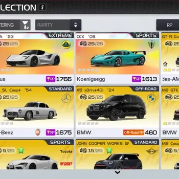 Racing Master Accounts SEA|Lv 18|2 PL Car (EVIJA & CCX) + 1 Collab MF Ghost (GR Supra)|328k Gold, 1057 Diamond|Log