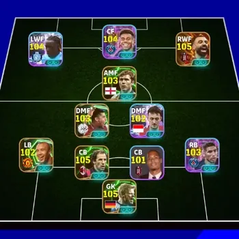 eFootball Accounts Legends & Iconic Players Android|PW 3179|Mohamed Salah BigT,Franco Baresi Epic,Oliver Kahn Epic,Paul