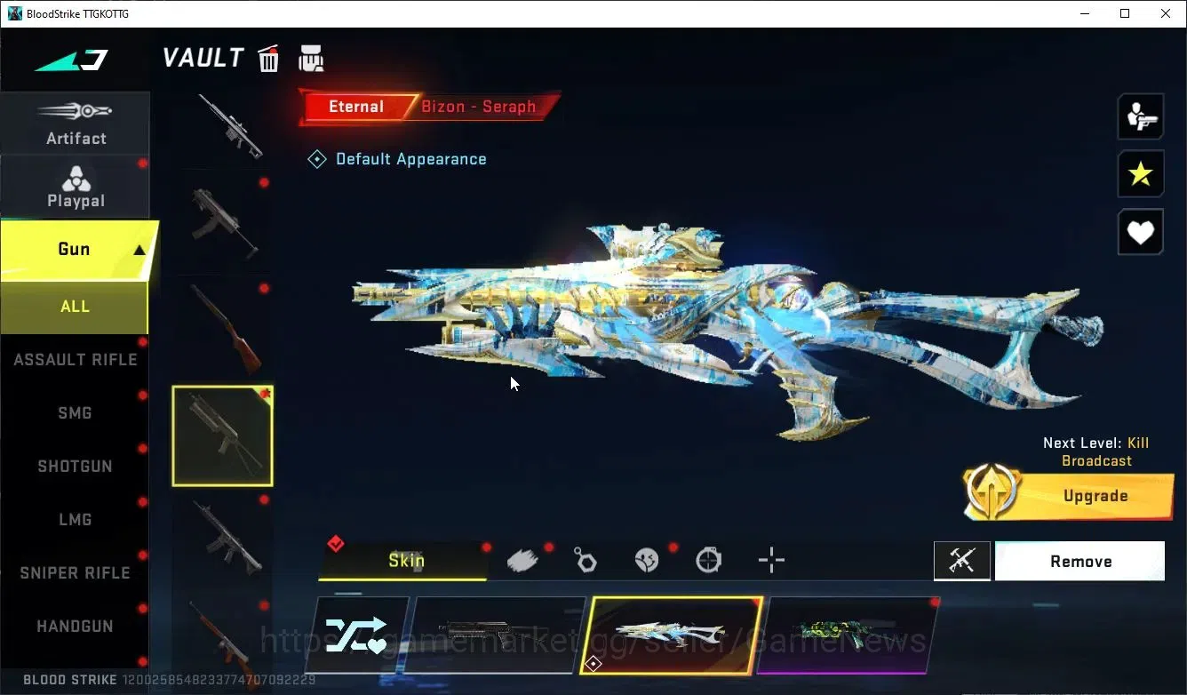 Blood Strike Accounts Others ASIA|ETERNAL BIZON-Seraph + 3 Legendary M4A1,MP5,SVD|NetEase|Check SS|BLS5408 4