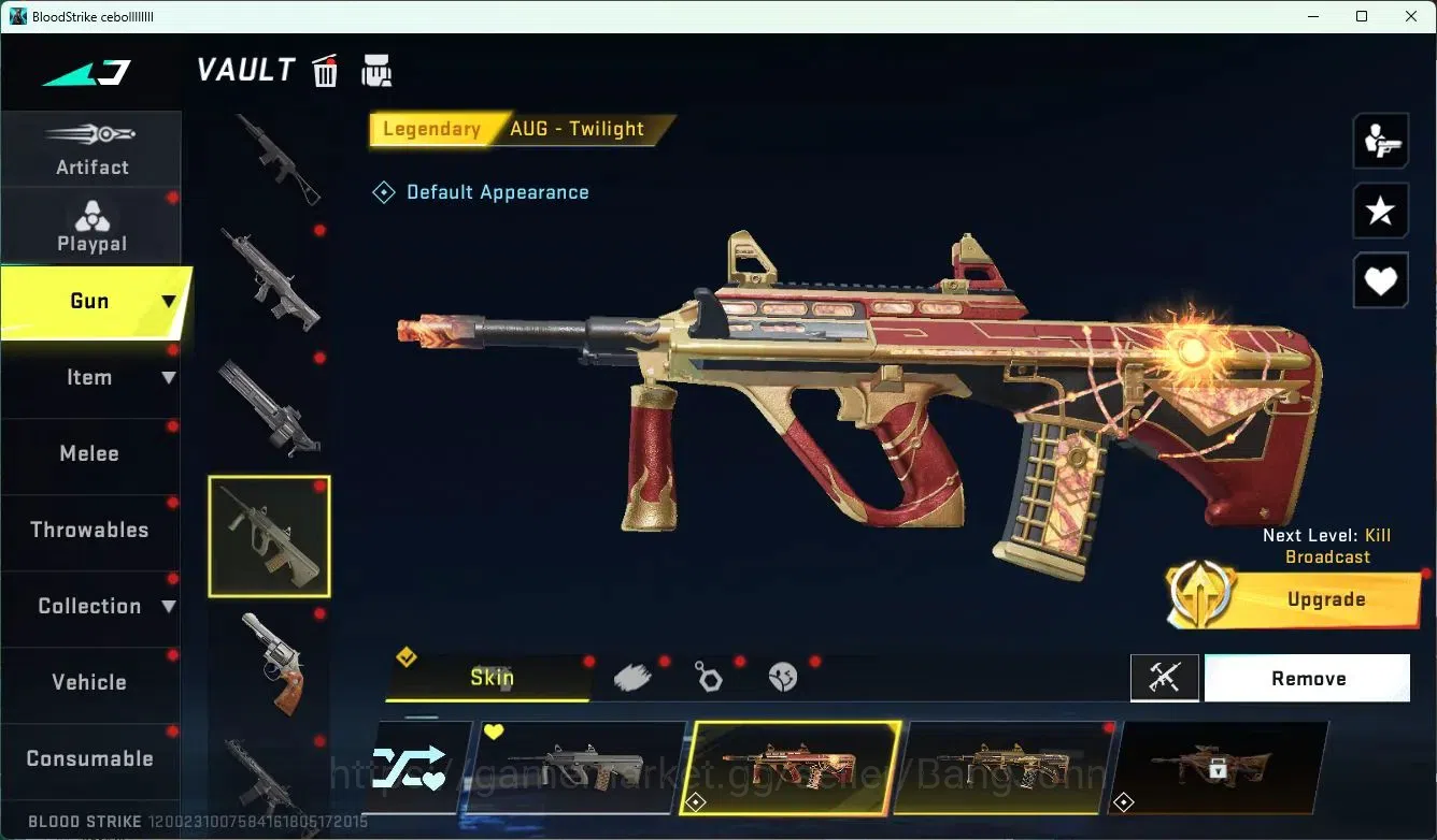 Blood Strike Accounts ASIA | ETERNAL ZERO-Odashadow | 8 EVA items | 1 TR image 9