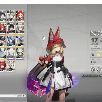 Arknights: Endfield Accounts Asia|Lv 55|61K Oro+16K Arsenal|4 SSR 1 Limited + 5(*6Weapon)|Rossi + Std