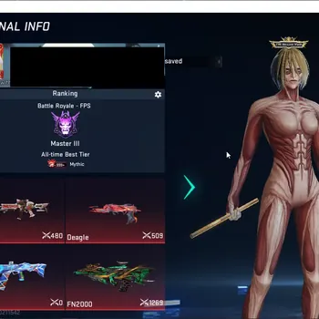 Blood Strike Accounts Collab Skin ASIA | 1 Eternal: D.Eagle-Scorpius|Ultra Melee The Iron-|5 Collab Gun|6 Ultra Gun|Check SS