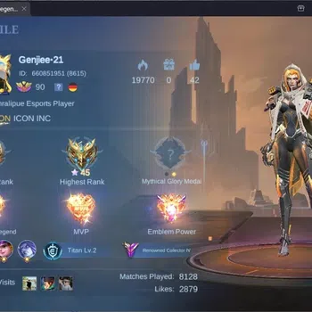 Mobile Legends: Bang Bang Accounts Collector Global|Hero 133|Skin 271|Renowned|CC Natalia|Dragon Ling,Lance,Masha|Blazing