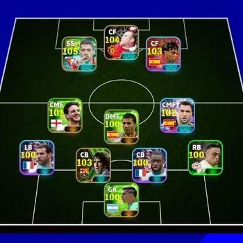 eFootball Accounts Legends & Iconic Players Android|PW3161|Show T Mikel Merino + Lionel Messi,Epic Suarez + Puyol + Rooney