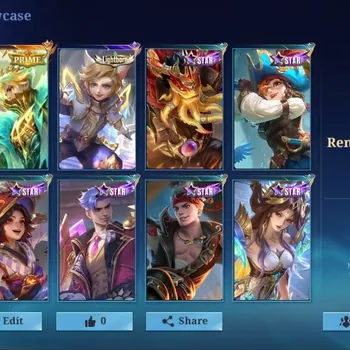 Mobile Legends: Bang Bang Accounts Collector Global|253 Skin|Renowned|PRIME Granger,SABER Johnson Saber