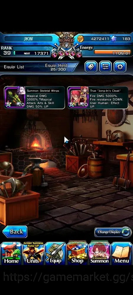 Grand Summoners Accounts Global|Rank 39|183 cc|4 Ascend 1 TW|Choi Jong-In+T image 5