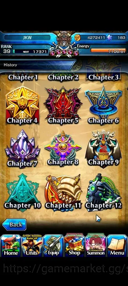 Grand Summoners Accounts Global|Rank 39|183 cc|4 Ascend 1 TW|Choi Jong-In+T image 7