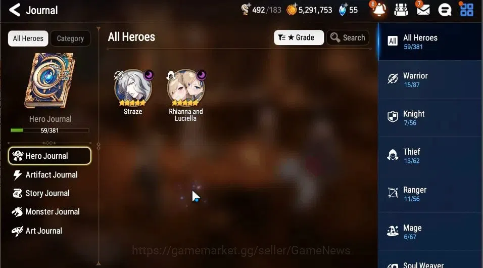 Epic Seven Accounts GLOBAL|UnVerif|2 ML|Rhiana N Luciel,Straze)+Setsuk image 4