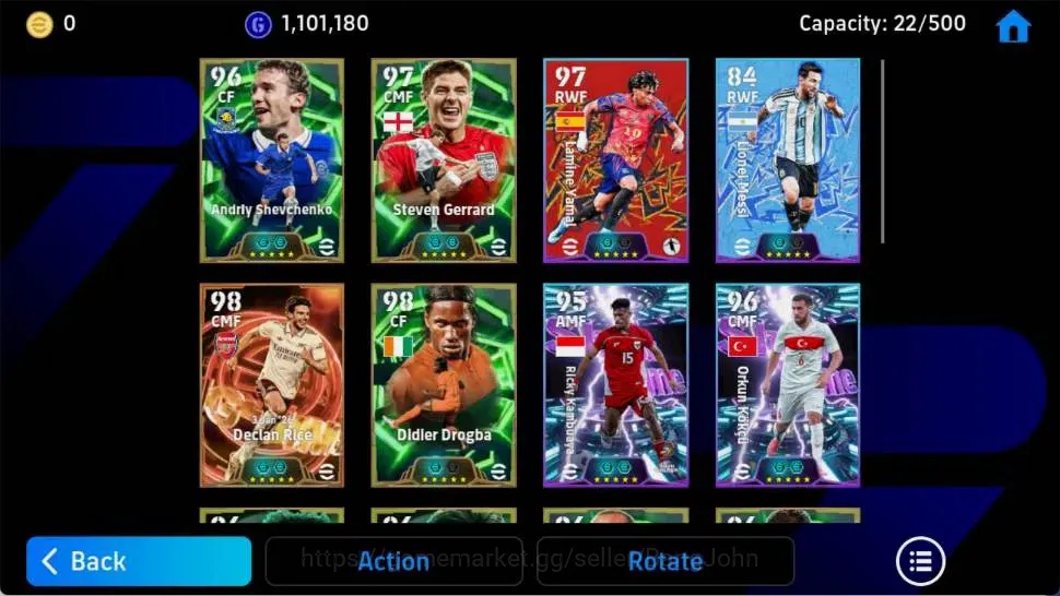 eFootball Accounts Mobile|PW 3171|Bigtme Declan|Epic Shevchenko,Cruyf image 3