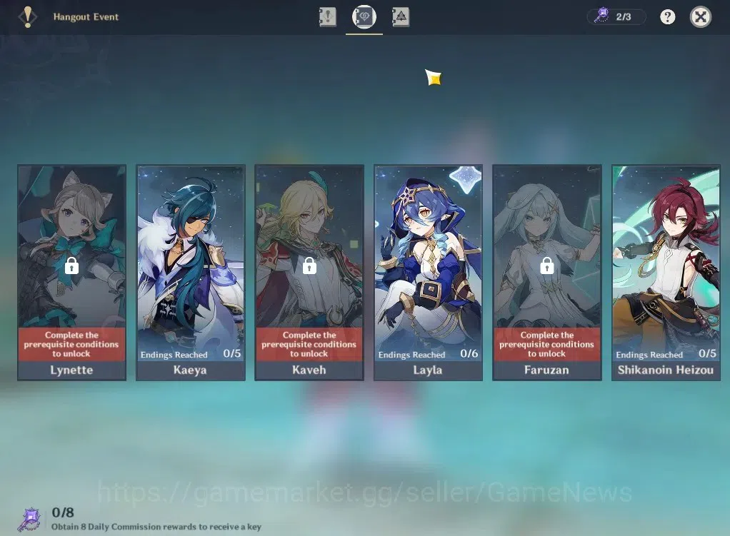 Genshin Impact Accounts ASIA|AR56|4Limited+2(*5Weapon)|Columbina,Nahida,Fu image 14