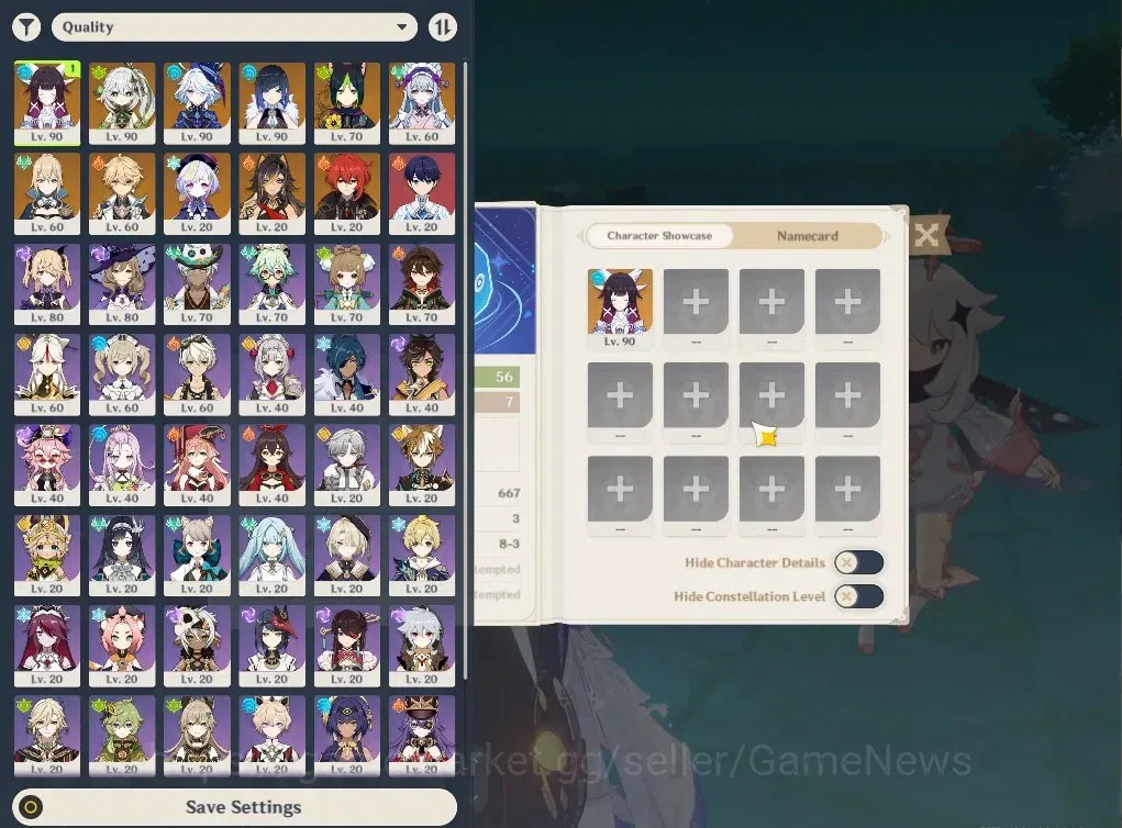 Genshin Impact Accounts ASIA|AR56|4Limited+2(*5Weapon)|Columbina,Nahida,Fu image 2