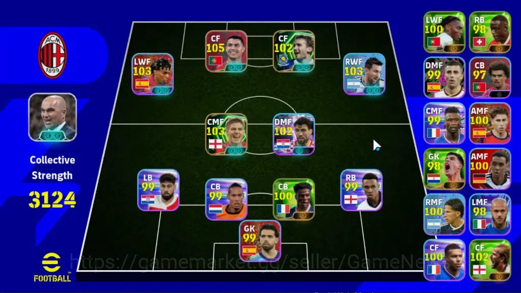 eFootball Accounts Legends & Iconic Players Android|Pack Portugal|Epic Cristiano Ronaldo,Steven Gerard,Andriy 1